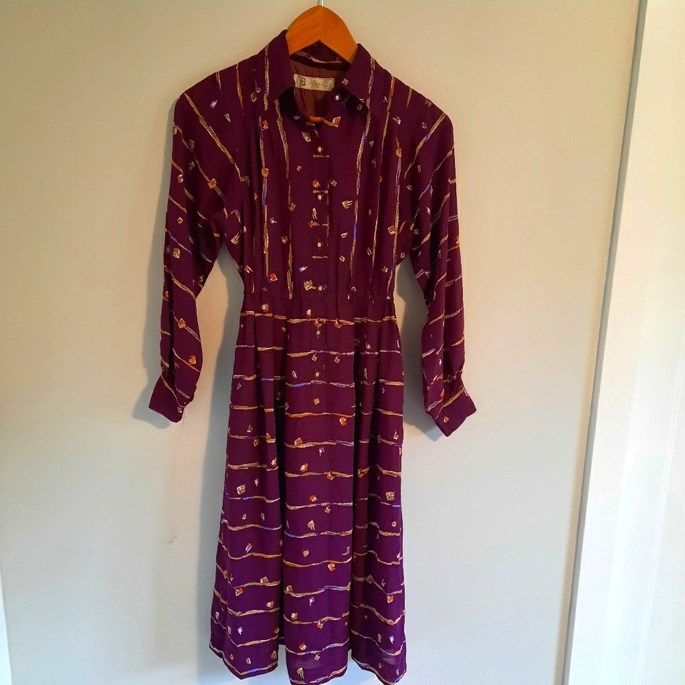 Vintage Patterned Dress